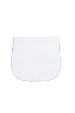Image of White Bubble Baby Burp Cloth