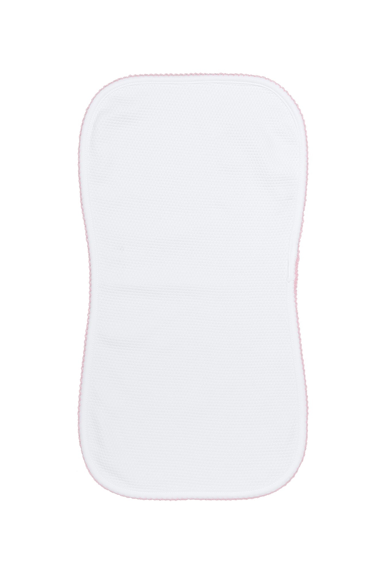 White Bubble Baby Burp Cloth
