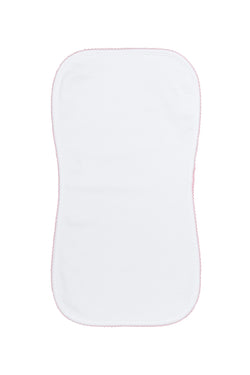 Image of White Bubble Baby Burp Cloth