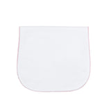 White Bubble Baby Burp Cloth