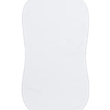 White Bubble Baby Burp Cloth