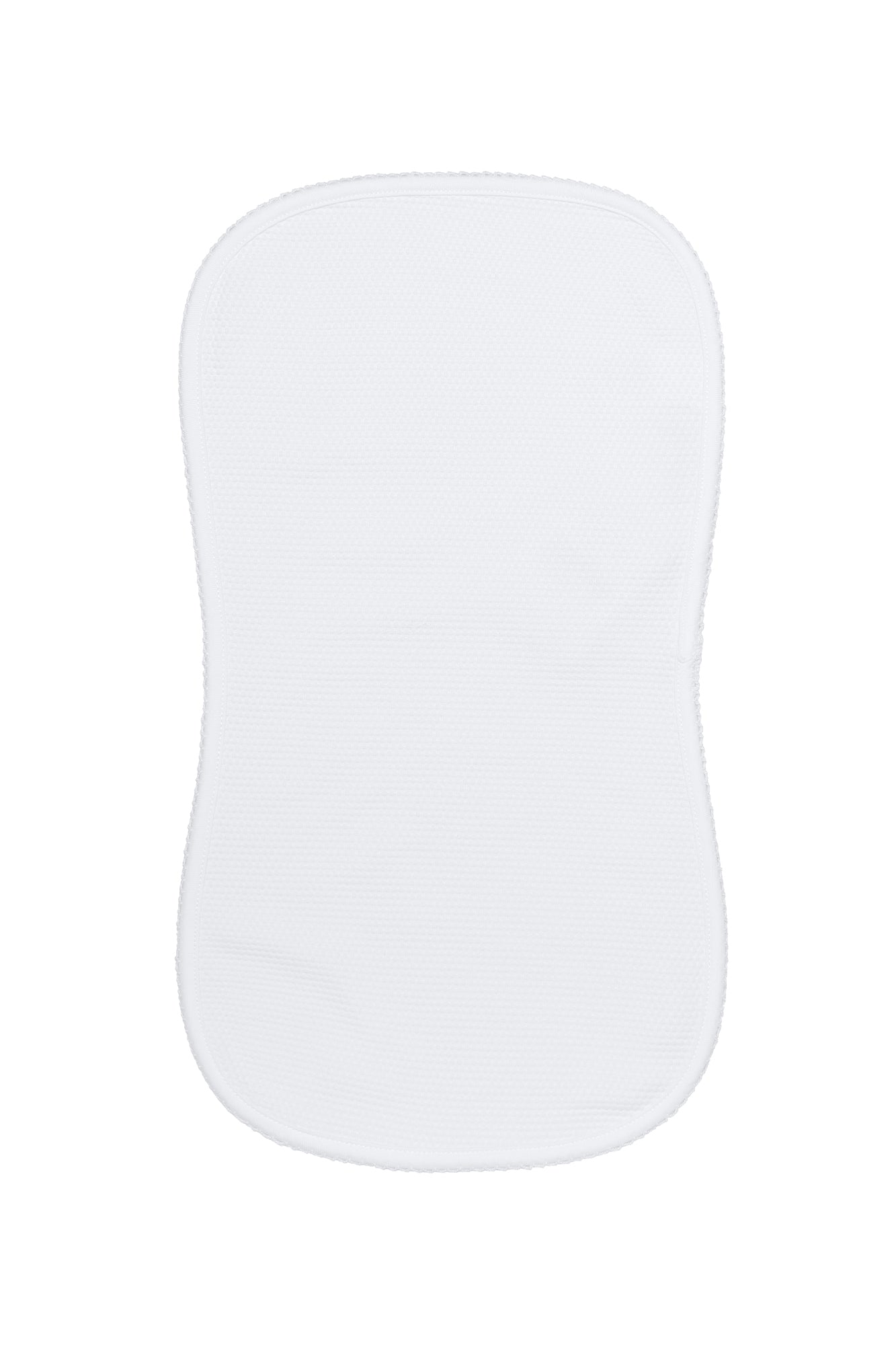 Image of White Bubble Baby Burp Cloth
