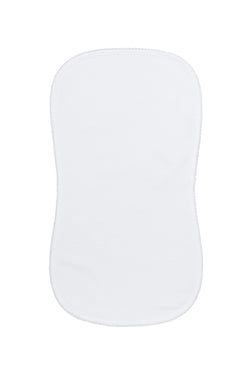 Image of White Bubble Baby Burp Cloth