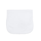 White Bubble Baby Burp Cloth