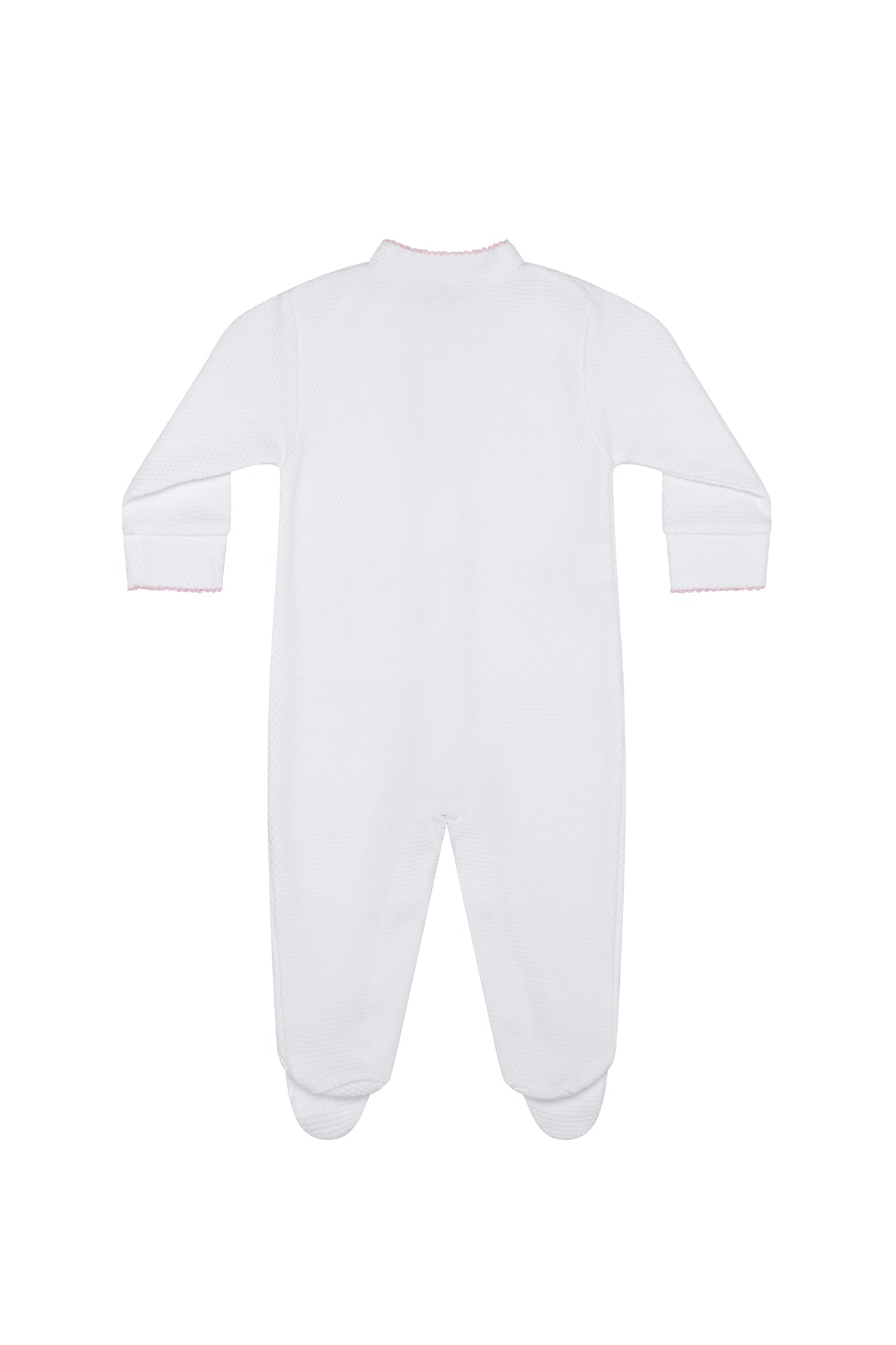 Image of White Bubble Baby Footie