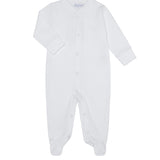 White Bubble Baby Footie