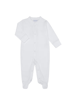Image of White Bubble Baby Footie