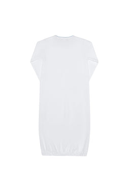 Image of White Bubble Baby Gown