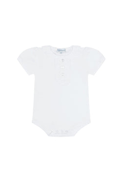Image of Ruffle Short Sleeve Onesie