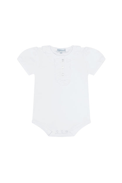 Ruffle Short Sleeve Onesie
