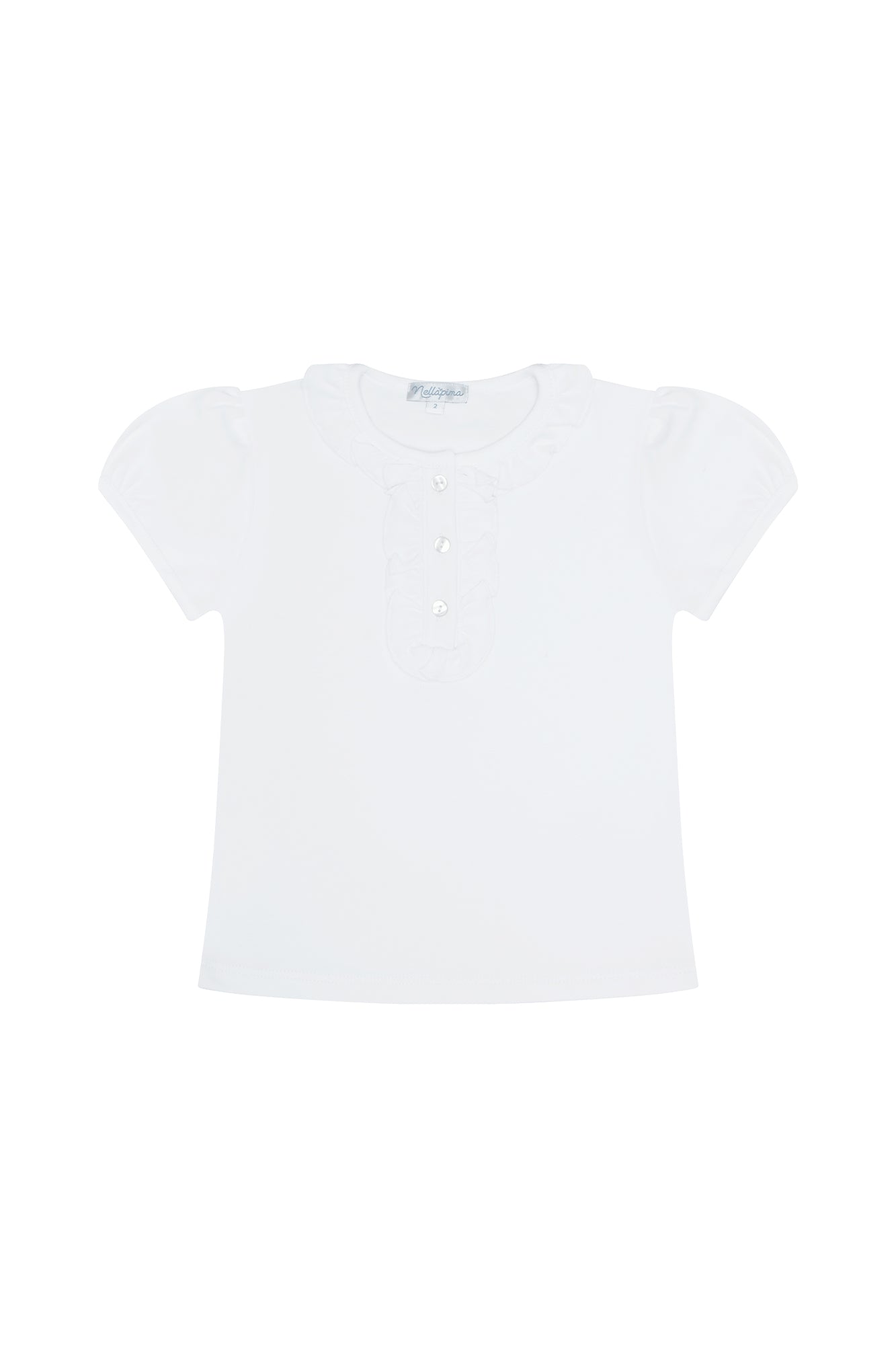 Image of Ruffle Short Sleeve Tee