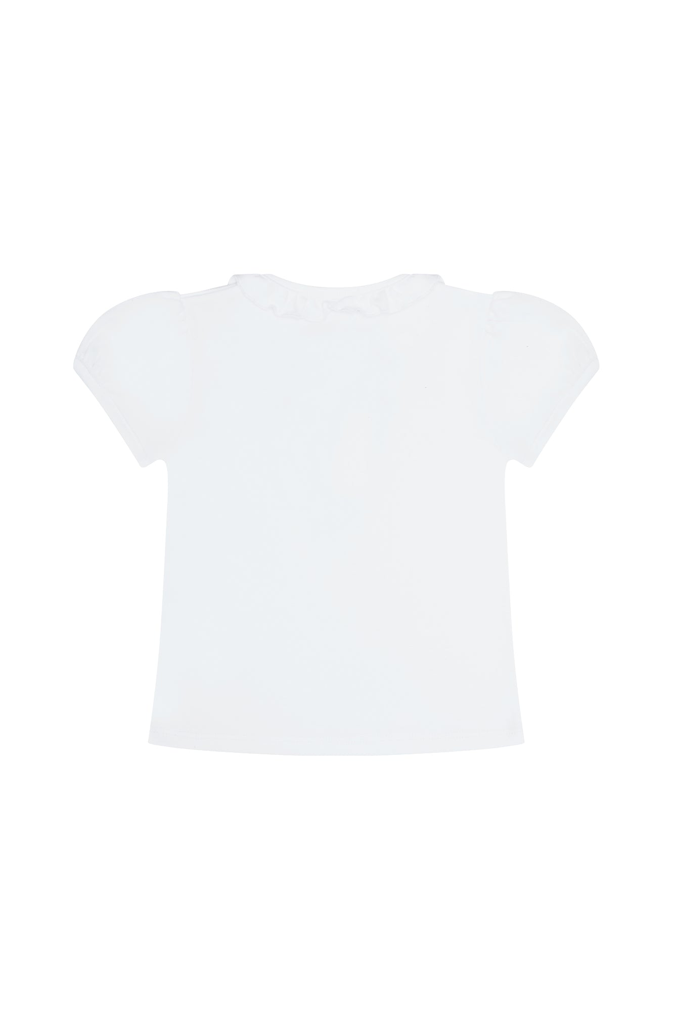 Image of Ruffle Short Sleeve Tee