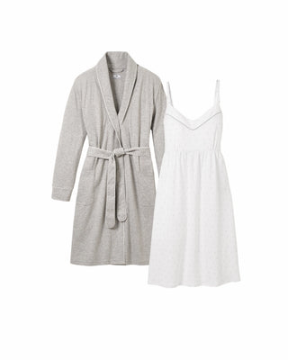 The Essential Maternity Set - Light Heather Grey & Grey Stars