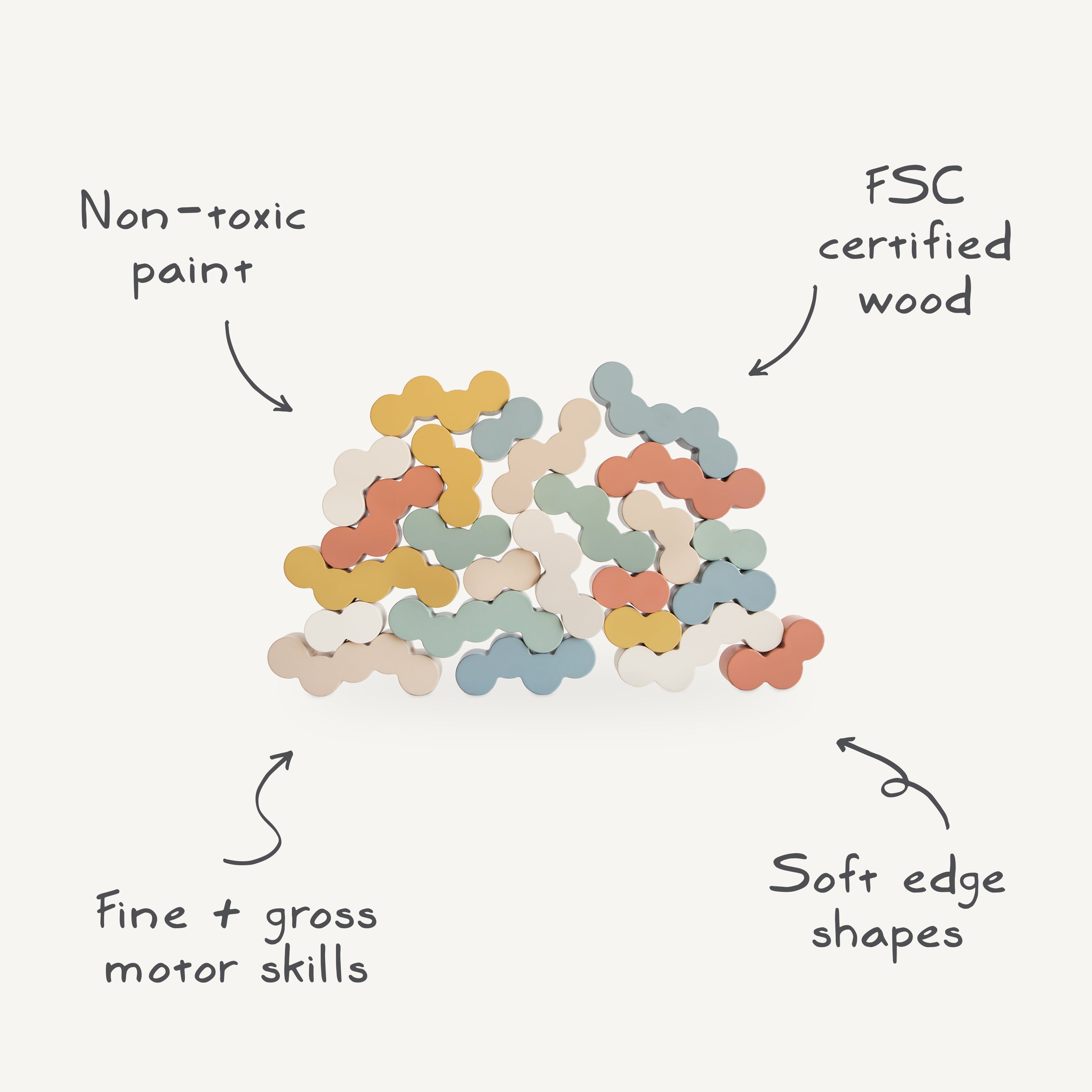 Image of Wooden Balance Blocks