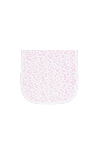 Nellapima - Pink Cheetah Print Burp Cloth