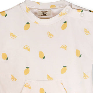Lemon Kangaroo Baby Jumpsuit