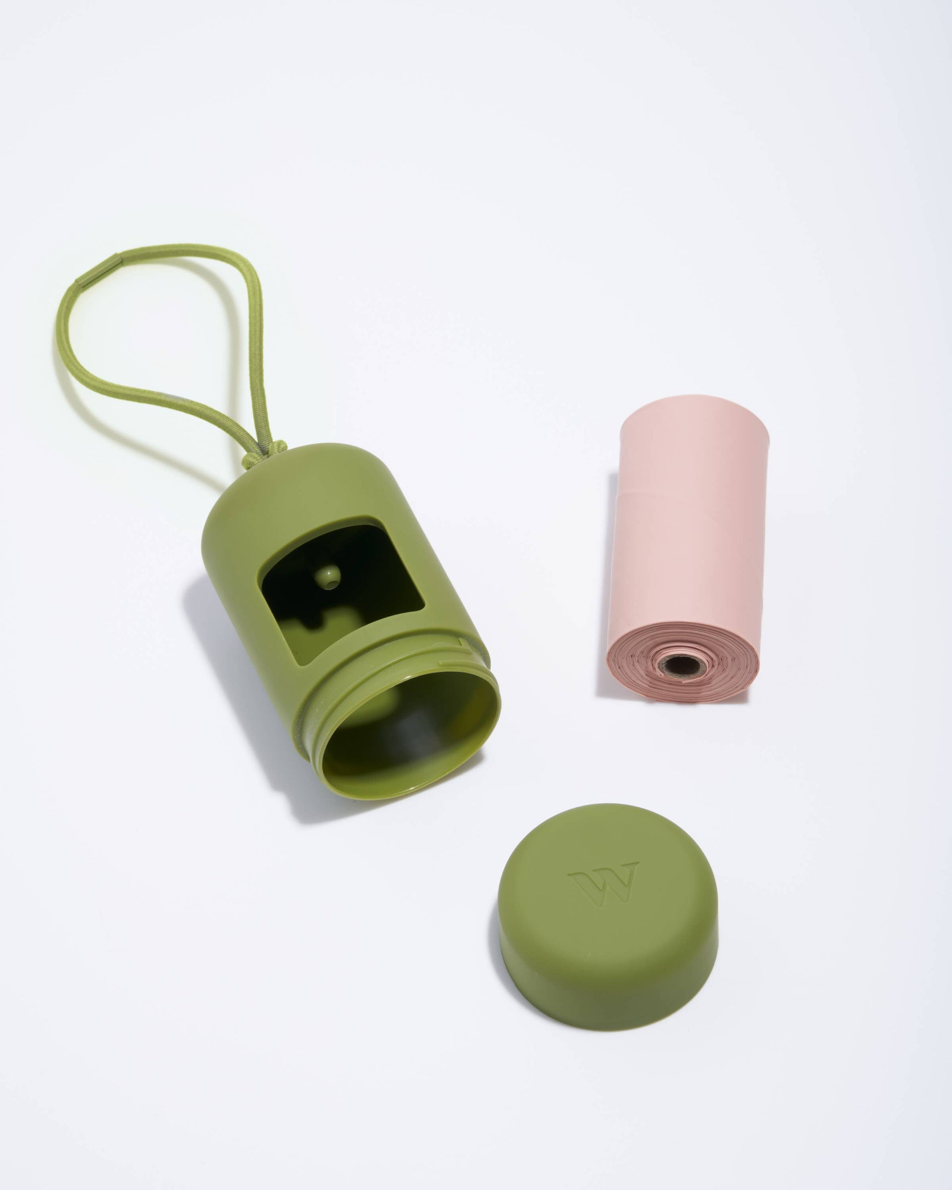 Wild One - Poop Bag Carrier Dispenser for Pets & Dogs: Blush