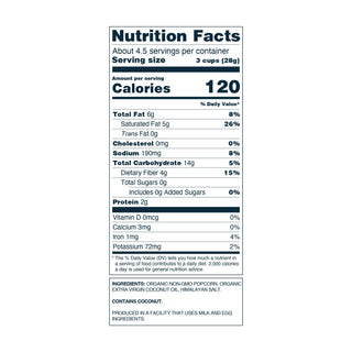 LesserEvil - Organic Popcorn, Himalayan Pink 4.6 oz