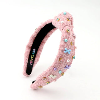 Poppyland - Tweed Bow Multi Headband