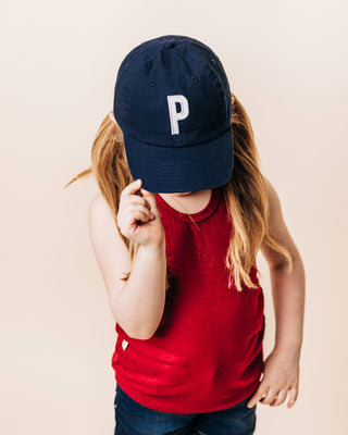 Rey to Z - Navy Blue Letter Baseball Hat