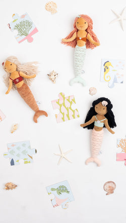 Image of Stuffed Mermaid Toy - Cordelia