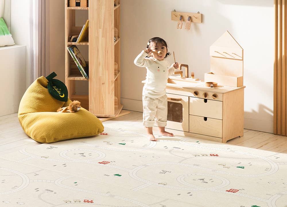 Image of Parklon - Around Town + Fabric Beige La Pure Soft Play Mat