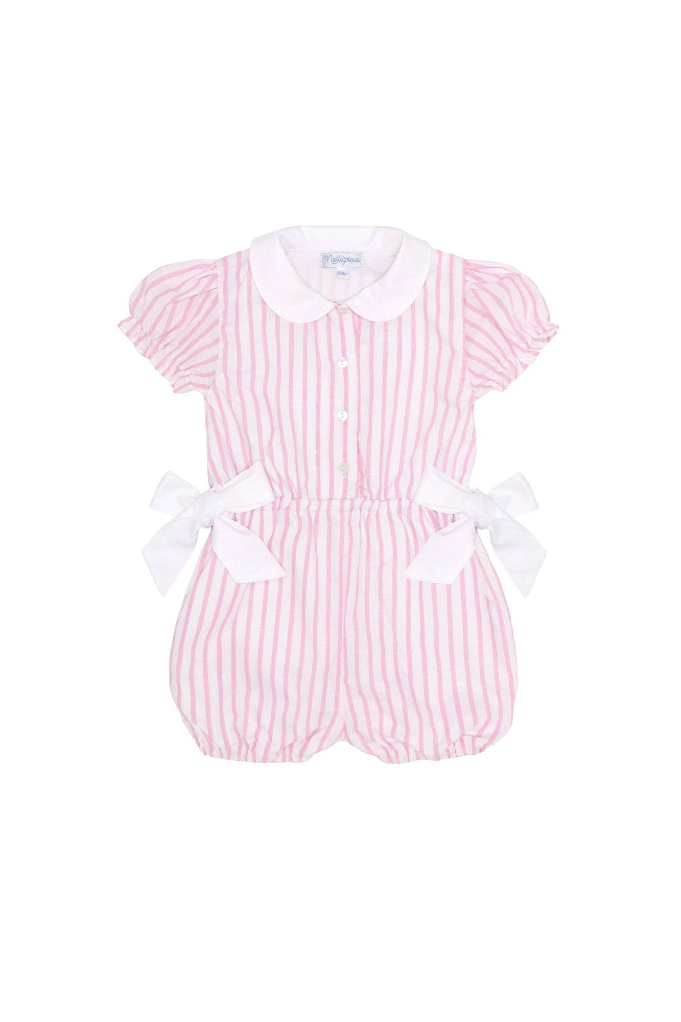 Nellapima - Nella Bow Romper: Pink / Size 4