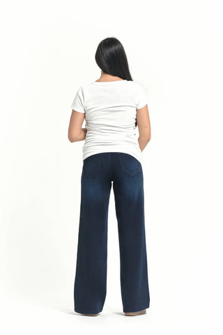 1822 Denim - Maternity 32" Better Butter Wide Leg Jean in Yanique