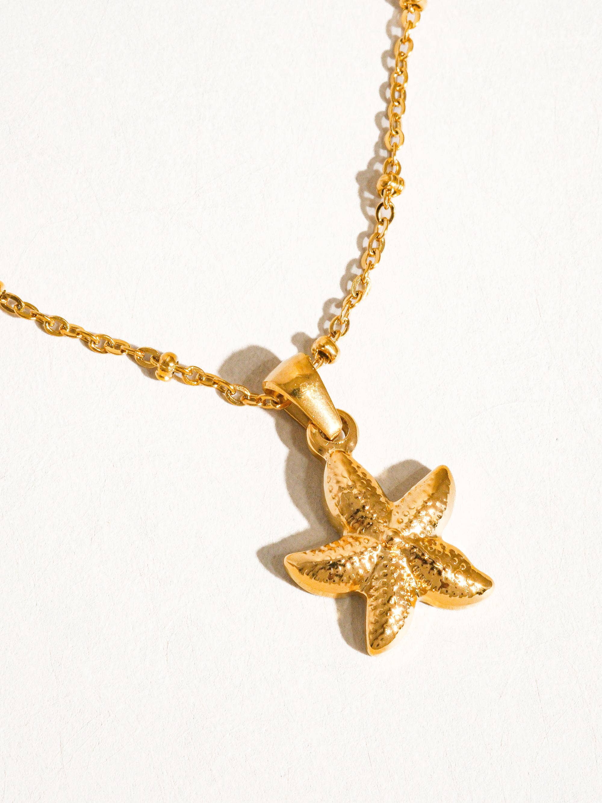 Image of Astraia 18K Gold Non-Tarnish Star Necklace