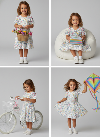 Cotton Twirl Dress