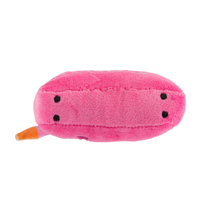 Haute Diggity Dog - Barkin Bag -  *CHIC DOGGIE* Pink w/ Scarf Squeaker Dog Toy: Small / Mini