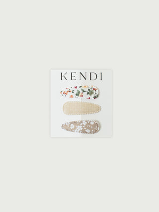 3-Pack Hair Clip Set