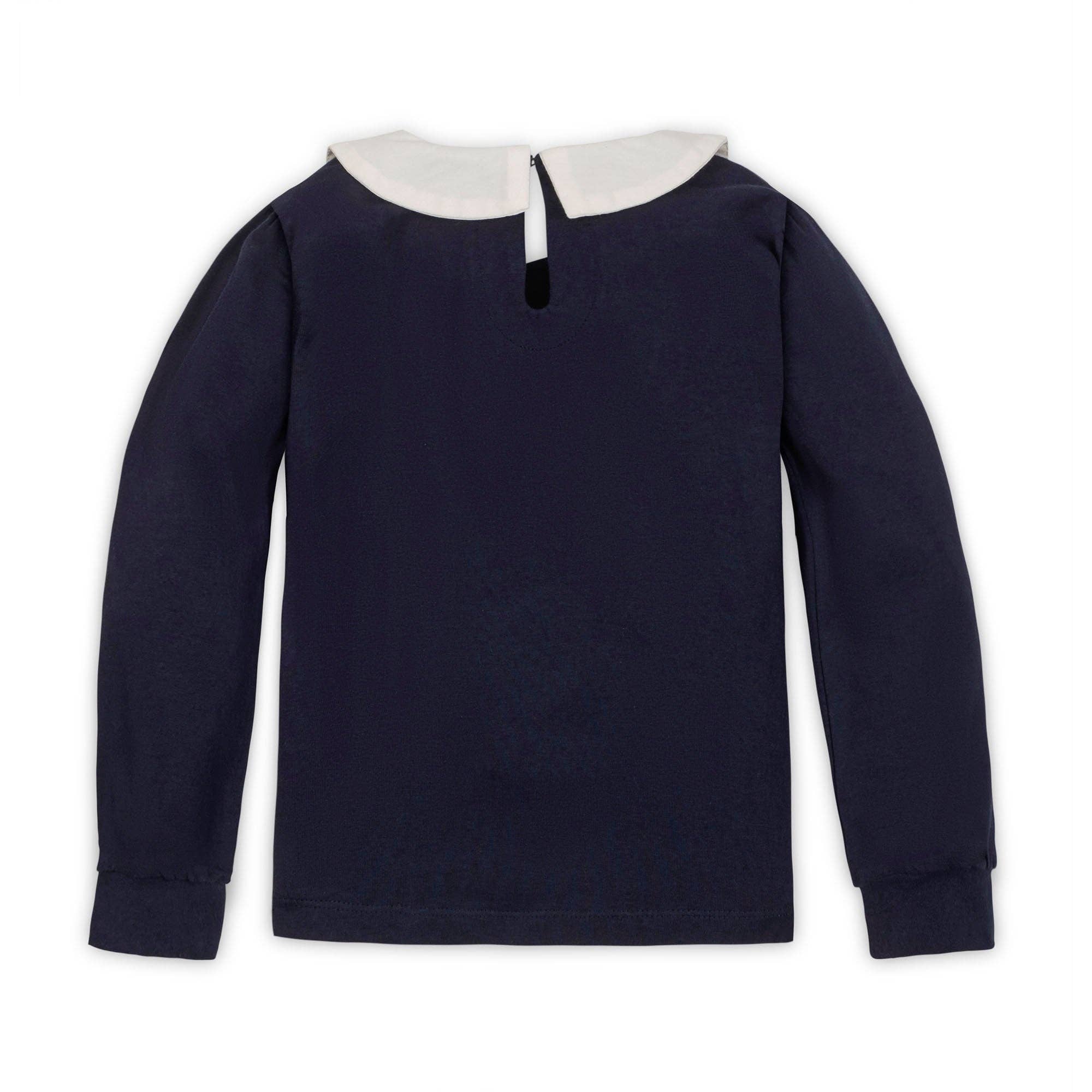 Image of Organic Peter Pan Collar Knit Top