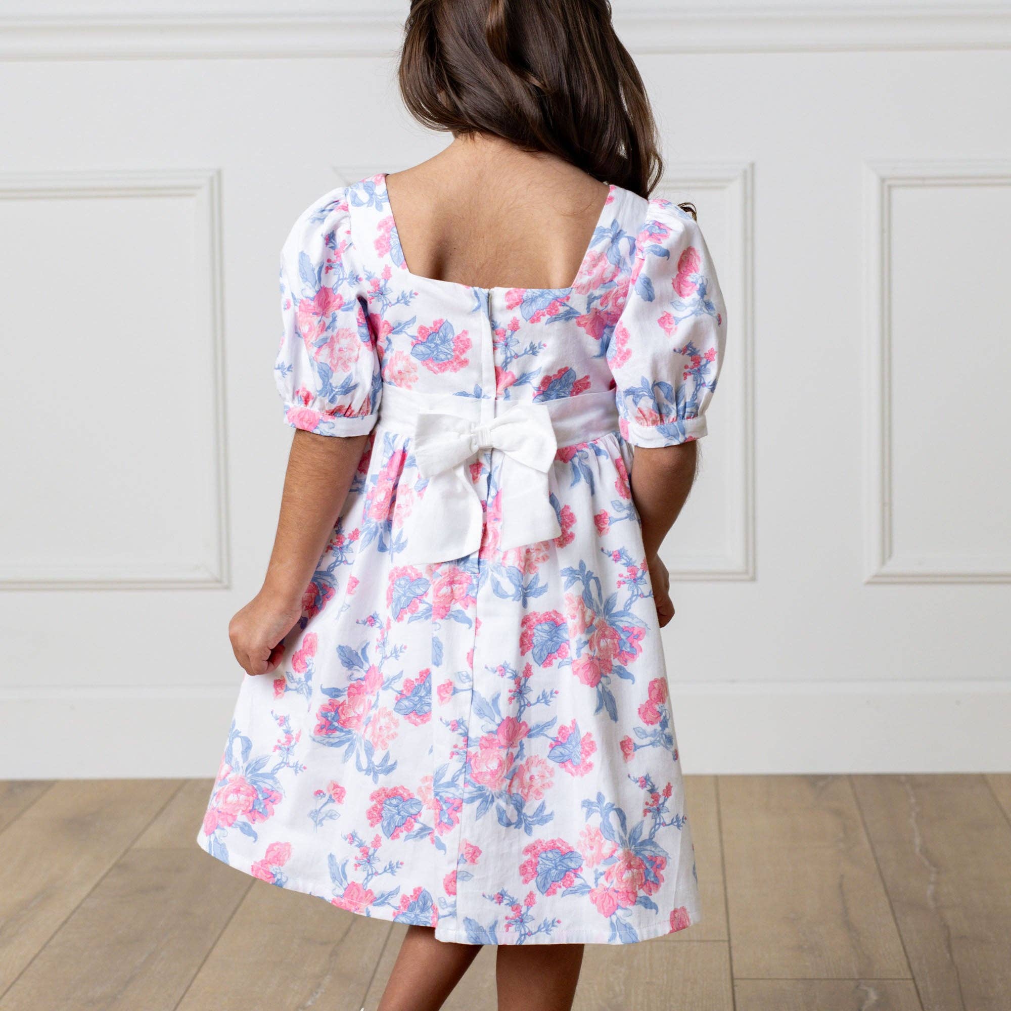 Image of Hope and Henry - Organic Puff Sleeve Party Dress