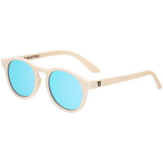Babiators - Sweet Cream Keyhole with Blue Lens: Ages 3-5