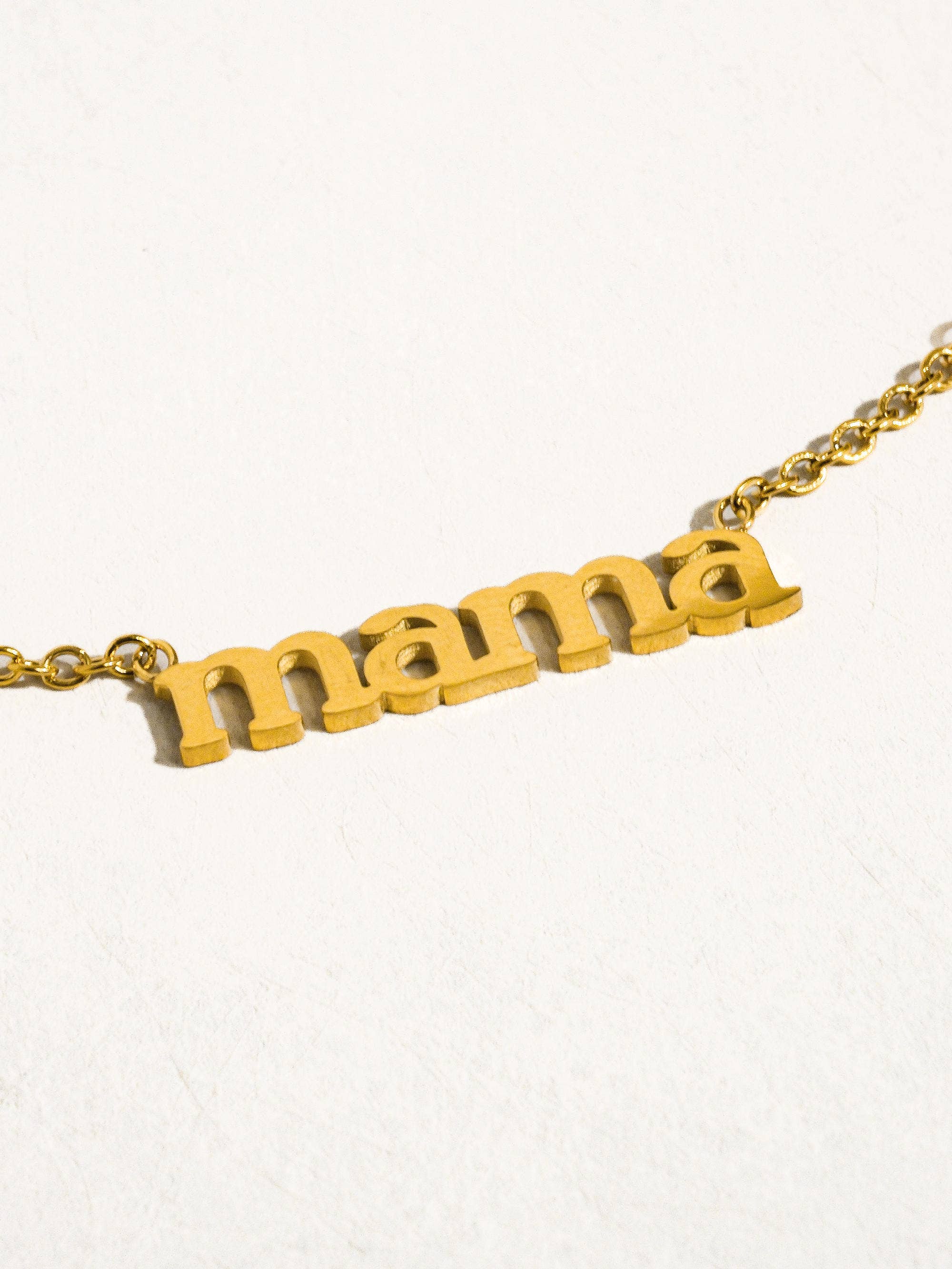Image of Mother's Day 18K Gold Non-Tarnish Necklace