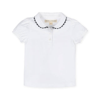 Hope and Henry - Organic Puff Sleeve Polo
