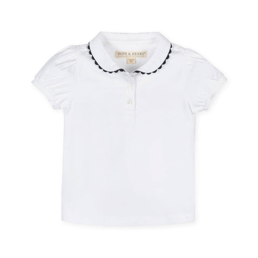Hope and Henry - Organic Puff Sleeve Polo