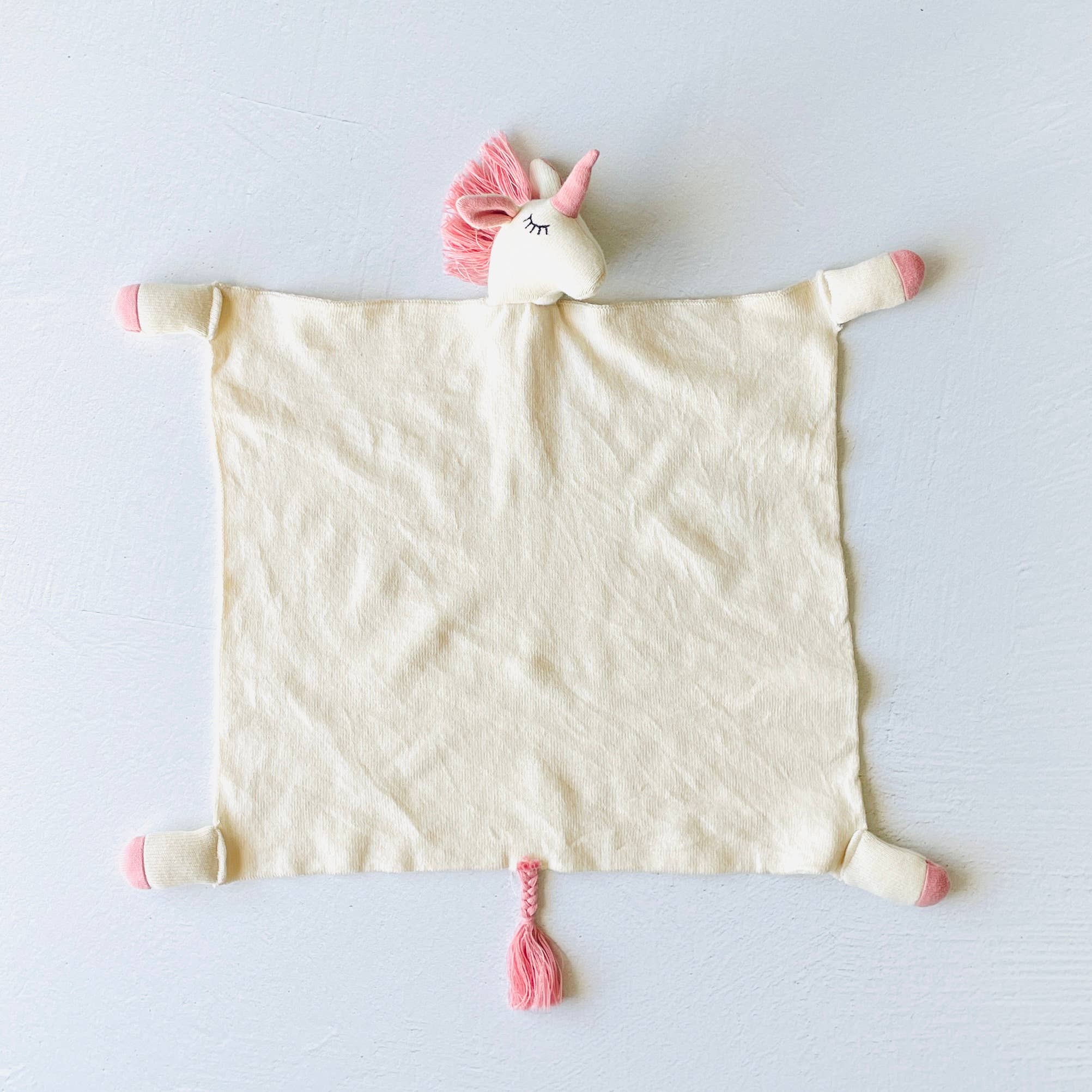 Unicorn Lovey Security Blanket