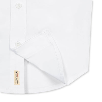 Hope and Henry - Organic Stretch Poplin Short Sleeve Shirt