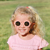 Babiators - Peach Keen Polarized Flower Sunglasses with Mirrored Lens: Ages 3-5+