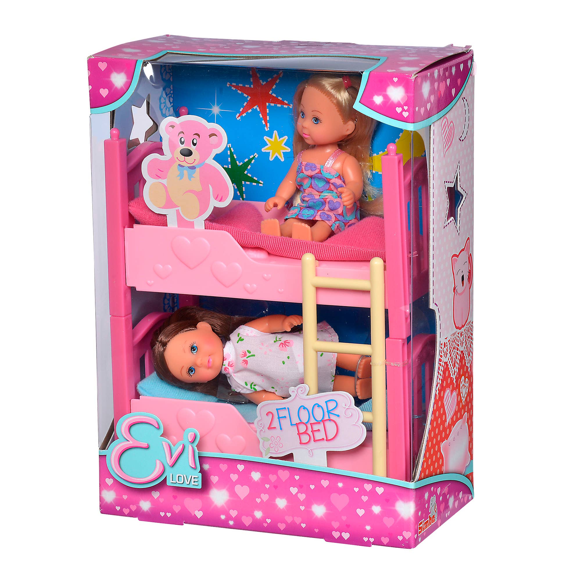 Toysmith - Simba Dickie- Evi Love- Bunk Bed Doll Playset