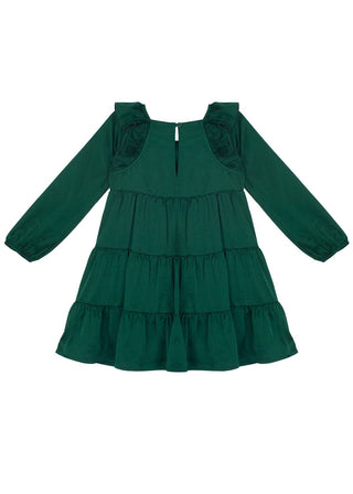 Mistletoe Emerald Green Tiered Dress