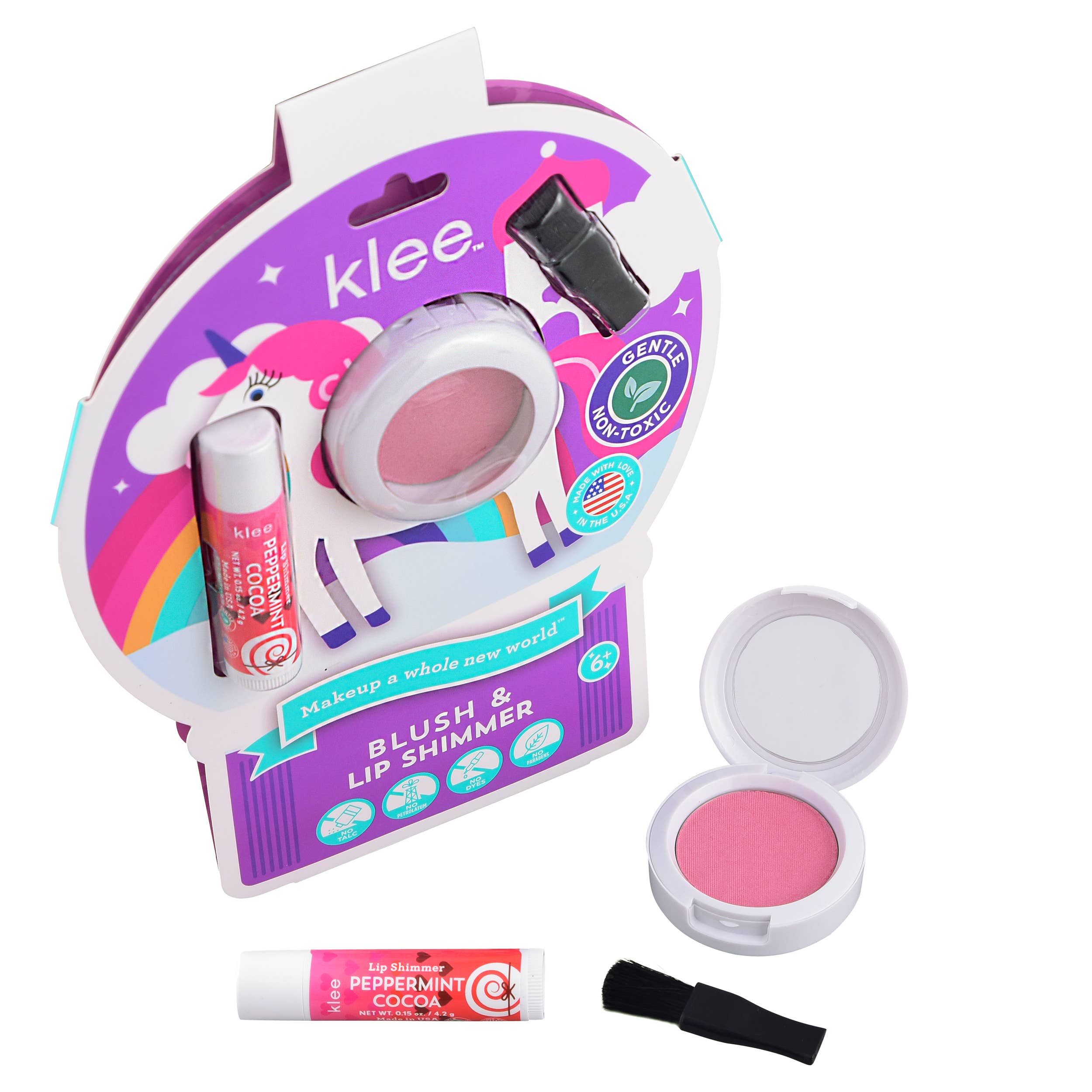 Image of Klee Naturals - NEW! Gleeful Pop - Holiday Eye Shadow Blush Set: Gleeful Pop