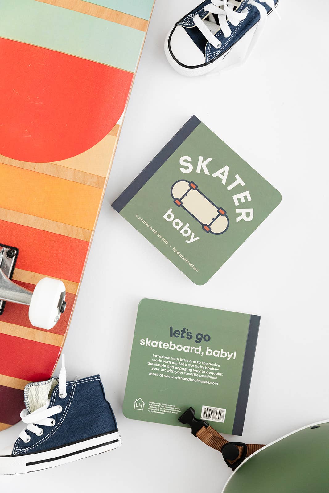 Image of Left Hand Book House - Skater Baby- Board Book