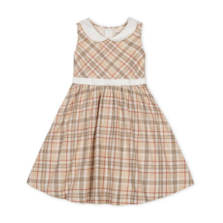 Hope and Henry - Organic Sleeveless Peter Pan Collar Party Dress