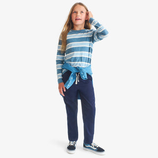 Primary - Kids stretch chino drawstring pant
