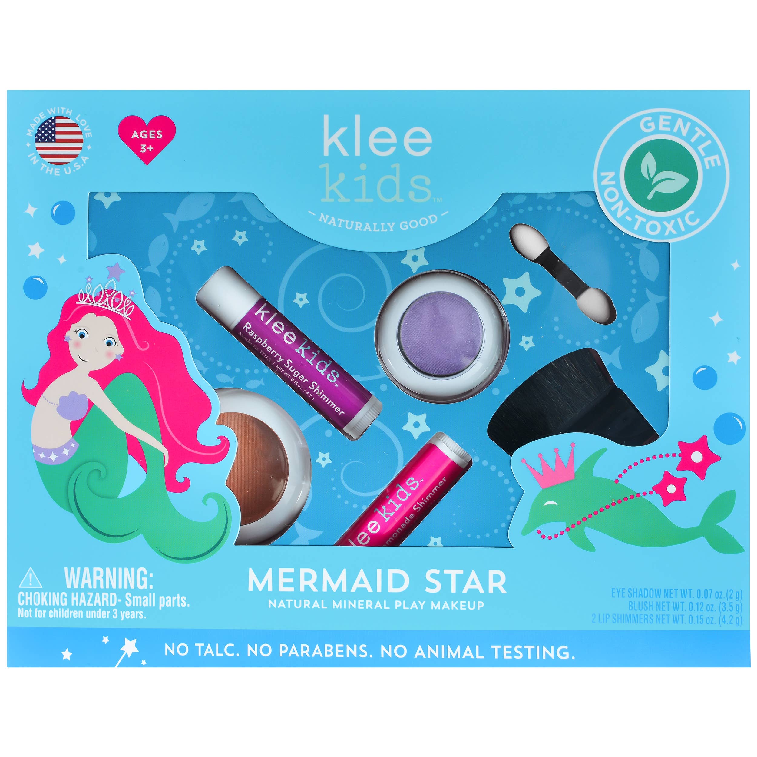 Klee Kids Natural Play Makeup 4-PC Kit: Crystal Palace Fairy