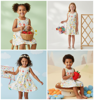 Floral Meadow Sleeveless Dress