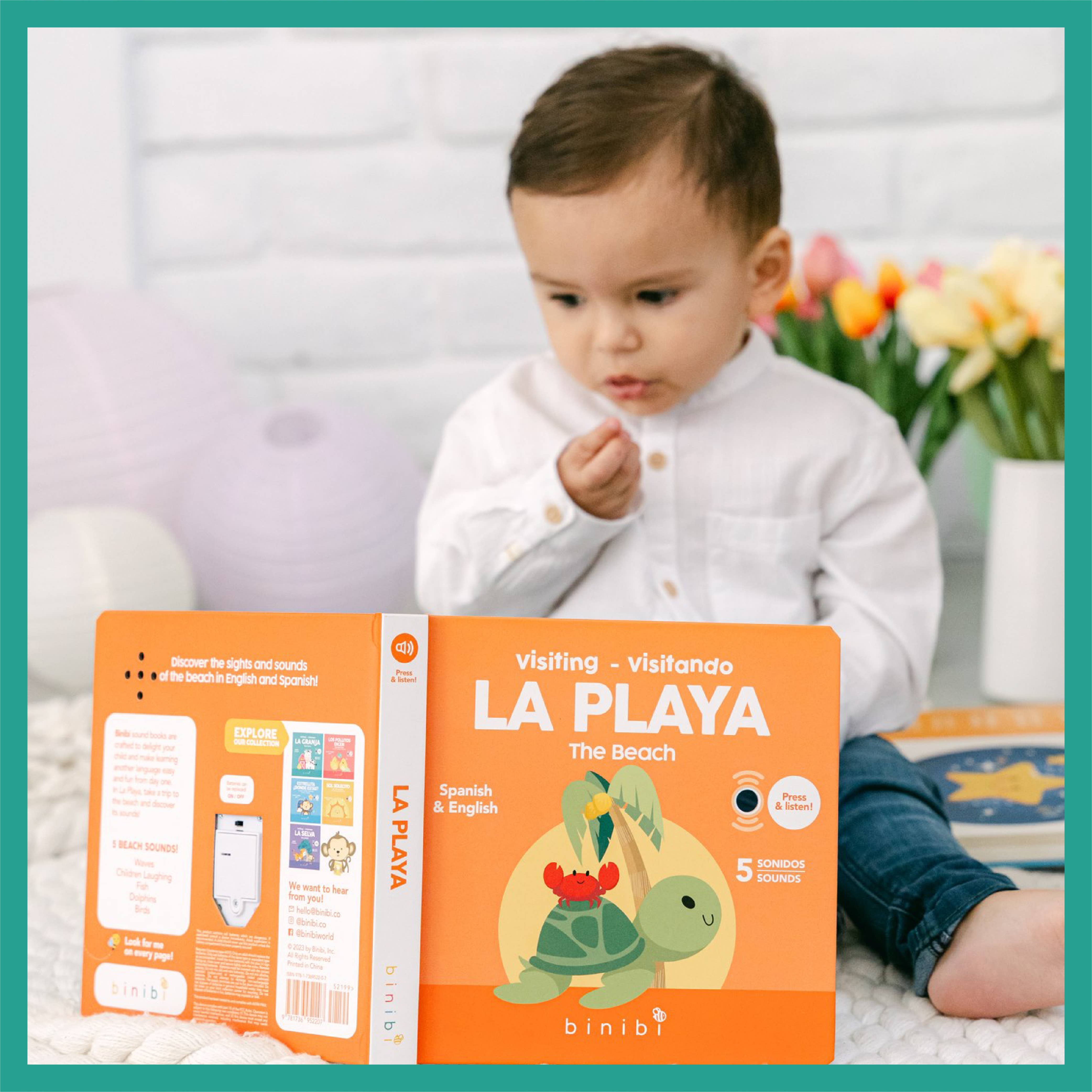 Bilingual Sound Book: Beach Sounds